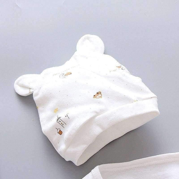 Planet Gates blue / Newborn 5PCS baby girl clothes 0-3M Spring summer print cartoon newborn clothing gift set cotton new born baby boy clothes baby outfit