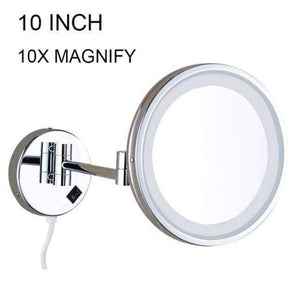 Planet Gates Blue Nieneng Makeup Mirrors LED Bathroom LED Light Mirror 5X 10X Bath Mirror Make up Toilet Magnifying Mirror Accessories ICD60531