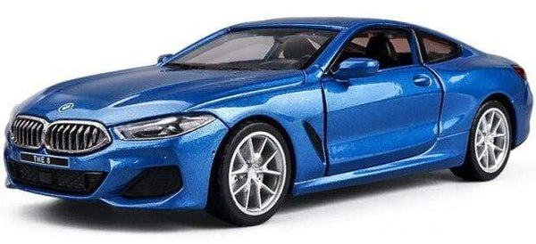 Planet Gates Blue No Box High Simulation 1:32 M850i Alloy Car Model Diecast Vehicles Metal Toy Car Sound light Pull Back Car For Kids Gift Collection