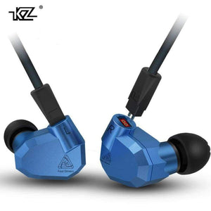 Planet Gates blue no mic Hybrid In Ear Earphones HIFI DJ Monitor Headphone Running Sport KZ AS10 ZS6 Earphones Headset Earbud Two Colors
