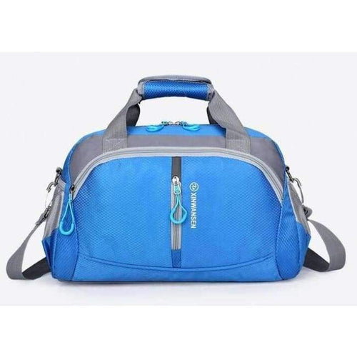 Planet Gates Blue Nylon Waterproof Sports Gym Bag Women Men For Gym Fitness Training Shoulder Travel Handbag yoga Bag Luggage