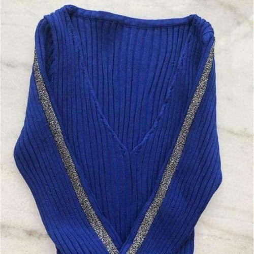 Planet Gates blue / One Size 2018 ladies dresses Autumn winter short dress jumper Casual stripe sweater knitted bodycon dress Women elegant pullover Vestidos