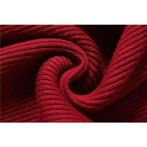 Planet Gates Blue / One Size Autumn and Winter basic Women Sweater slit neckline Strapless Sweater thickening sweater top thread slim C0320