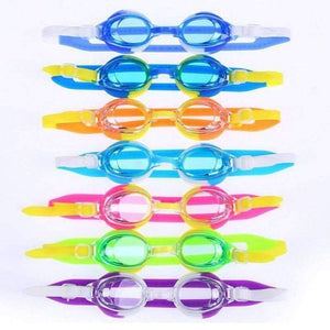 Planet Gates Blue / One Size Children Anti Fog UV Protection Waterproof Silicone Swimming Goggles Glasses Eyewear & PU Fabric Dolphin Swim Cap Hat Set