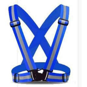 Planet Gates blue / One Size Reflective Safety Vest Strips for Construction Traffic Warehouse Visibility Security Jacket Reflective Strips Work Wear Uniforms