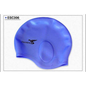 Planet Gates Blue / One Size Silicone swimming cap Adult swim Unisex Silica Gel Ear Protection Swimming Cap Men Women Silicone Cap Swimming hat2pc