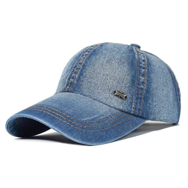 Planet Gates Vintage Washed Cotton Baseball Cap Men Women Denim Dad Hat Adjustable Trucker Style Low Profile