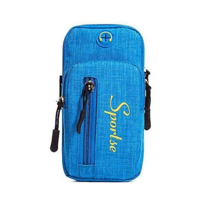 Planet Gates Blue Outdoor arm bag Gym Sports Armbands Running Phone holder case arm/wirst bag for iPhone 6/6s/7plus/8/X s8/s9 plus