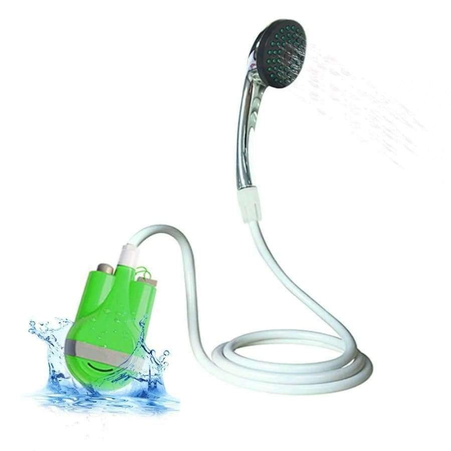 Planet Gates Blue Outdoor shower USB Shower camping car Water Pump Rechargeable camping shower hiking camping equipment kit camping