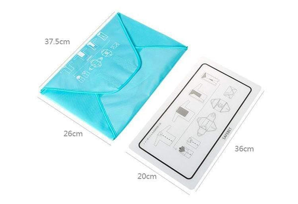 Planet Gates Blue Packing Cubes Oxford Cloth Clothes Travel Bag  Shirt Crease Finishing Fitting Ideal Closet Travel Accessories Organizer