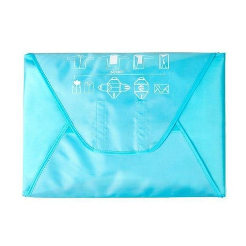 Planet Gates Blue Packing Cubes Oxford Cloth Clothes Travel Bag  Shirt Crease Finishing Fitting Ideal Closet Travel Accessories Organizer