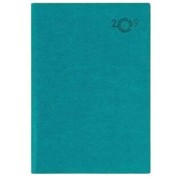 Planet Gates Blue Paperboat 2019 Year Logo Customize Leather Notebook Calendar Office School Supplies Diary Planner A5 Binder Writing Pads