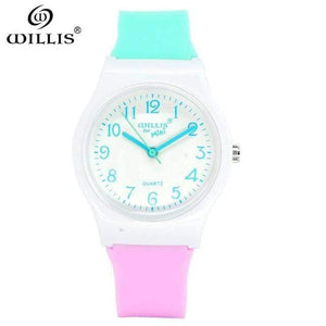 Planet Gates blue pink Sports Children Watches Kids Silicone Quartz Cute Watch For Boy Girl waterproof Swimming Wristwatch