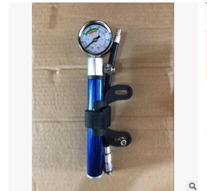 Planet Gates Blue Portable Cycling Bike Air Pump Tyre Tire Ball Stroke Gas Mouth Bicycle Pump Tools  Alloy Tire Inflator Air Needle