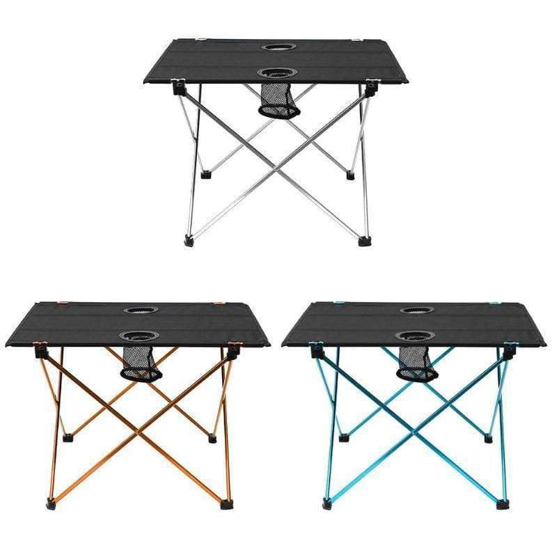 Planet Gates Blue Portable Lightweight Outdoors Table For Camping Table Aluminium Alloy Picnic BBQ Folding Table Outdoor Activties Tavel Tables