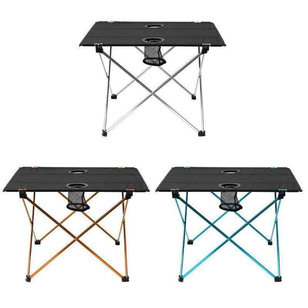 Planet Gates Blue Portable Lightweight Outdoors Table For Camping Table Aluminium Alloy Picnic BBQ Folding Table Outdoor Activties Tavel Tables