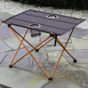 Planet Gates Blue Portable Lightweight Outdoors Table For Camping Table Aluminium Alloy Picnic BBQ Folding Table Outdoor Activties Tavel Tables