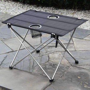 Planet Gates Blue Portable Lightweight Outdoors Table For Camping Table Aluminium Alloy Picnic BBQ Folding Table Outdoor Activties Tavel Tables