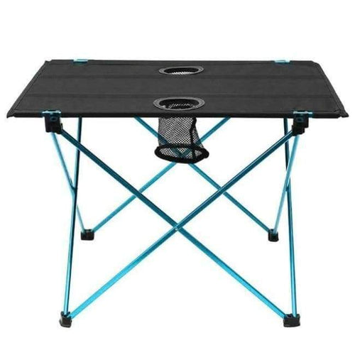 Planet Gates Blue Portable Lightweight Outdoors Table For Camping Table Aluminium Alloy Picnic BBQ Folding Table Outdoor Activties Tavel Tables