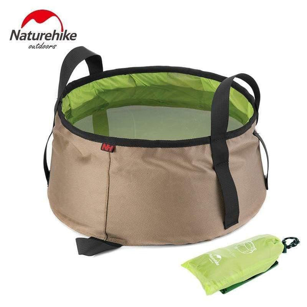 Planet Gates Blue Portable Outdoor Travel Folding Water Bucket Washbowl Fishing Bucket Water Pot Hiking Camping