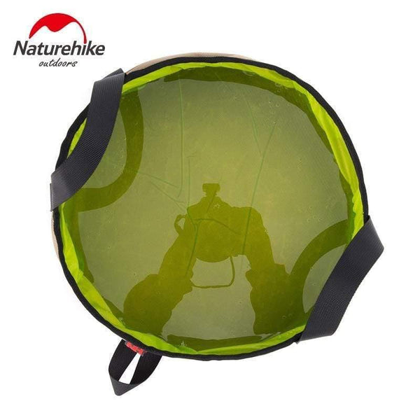 Planet Gates Blue Portable Outdoor Travel Folding Water Bucket Washbowl Fishing Bucket Water Pot Hiking Camping