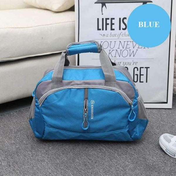 Planet Gates Blue Professional Nylon Waterproof Sports Gym Bag women Men for the gym Fitness Training Shoulder handbags Bag yoga Bag Luggage