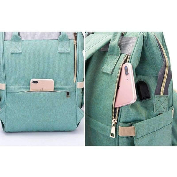 Planet Gates blue purple Diaper Bag USB Large Capacity Nappy Bag Waterproof Maternity Travel Backpack Designer Nursing Bag Baby Care Stroller Handbag New