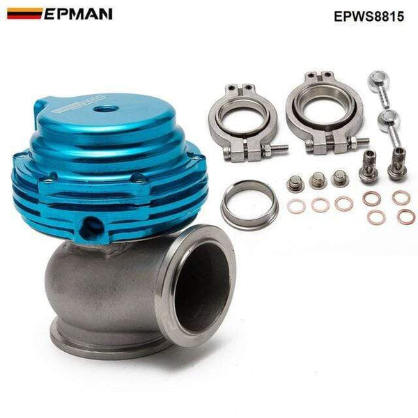 Planet Gates Blue Racing 38mm External Wastegate V-Band Flanged Turbo Waste Gate For Supercharge Turbo Manifold EPWS8815