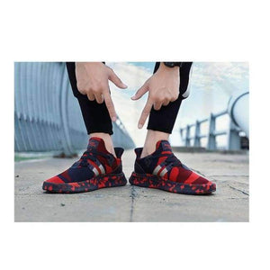 Planet Gates blue red / 11 Men's Vulcanize Shoes Men Spring Autumn Shockproof Casual Canvas Sneakers Lace-up High Style Colors Camouflage Shallow Man Shoes