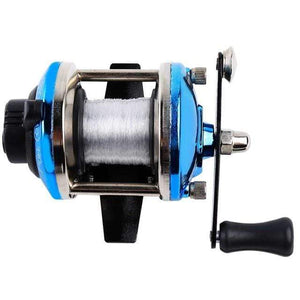 Planet Gates blue reel 3.5:1 Gear Ratio 3 Color Mini Trolling Reel Casting Ice Fishing Reel Baitcasting Reels Coil Come with 50M Nylon Line
