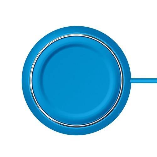 Planet Gates Blue ROCK Qi Wireless Charger for iPhone X 8 for Samsung Galaxy Note 8 S8 S7 S6 Edge Mobile Phone Desktop 5W Wireless Charging