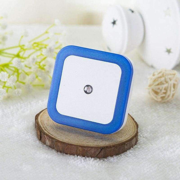 Planet Gates Blue / round / EU Led night light indoor lighting plug-in energy-saving intelligent light control night light US and Europe plug led table lamp