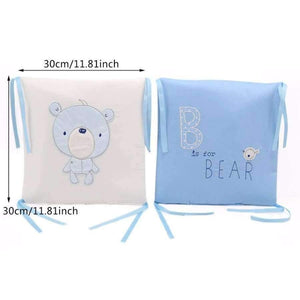 Planet Gates Blue / Russian Federation 6Pcs/Lot Baby Bed Bumper Protector Baby Bedding Set Newborn Crib Bumper Toddler Cartoon Bed Bedding in the Crib for Infant