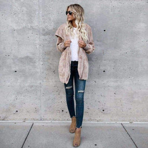 Planet Gates Blue / S Both Sides Wear Faux Fur Long Winter Jacket Women Autumn Winter 2017 Warm Coat Thicken Hooded Parka Women Outwear