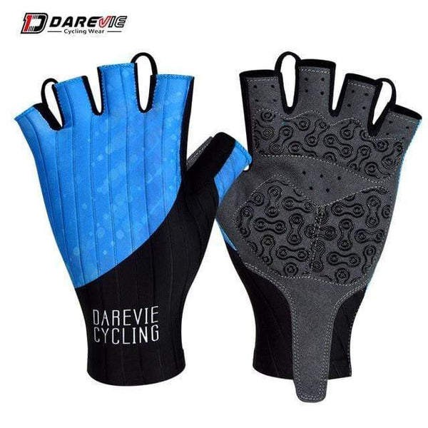 Planet Gates Blue / S Cycling Gloves Pro Light Soft Breathable Cool Dry Half Finger Cycling Glove Anti Slip Shockproof Bike Gloves MTB Road
