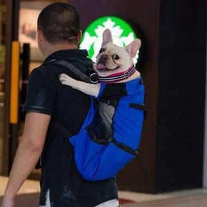 Planet Gates blue / S Dog Bag Carrier Pet Dog Backpack for Large Medium Small Dogs Breathable Travel Dog Carriers for Riding Hiking S-XL