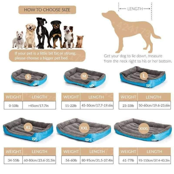 Planet Gates Blue / S Dog Bed Warming Dog House Soft Material Nest Dog Baskets Fall and Winter Warm Kennel For Cat Puppy Plus size Drop shipping
