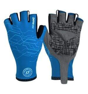 Planet Gates Blue / S Half Finger Cycling Gloves Gel Pad Shockproof Cycling Gloves Breathable Bike Gloves No Velcro Biking Gloves Road MTB
