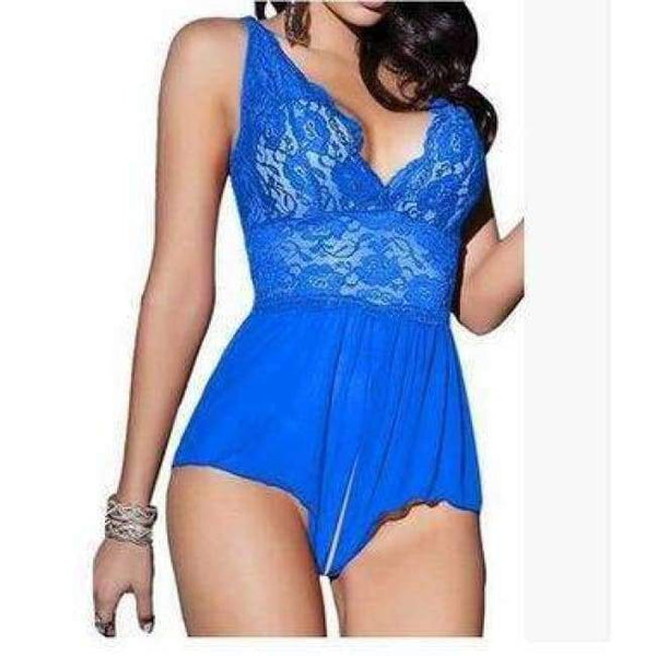 Planet Gates blue / S High quality Sexy Women Bodycon Lingerie Hot Sleepwear Ladies Minidress Intimate Slips Lace slips