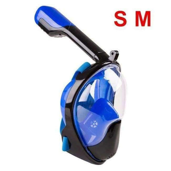 Planet Gates Blue  S M Diving Mask Scuba Mask Underwater Anti Fog Full Face Snorkeling Mask Women Men Kids Swimming Snorkel Diving Equipment