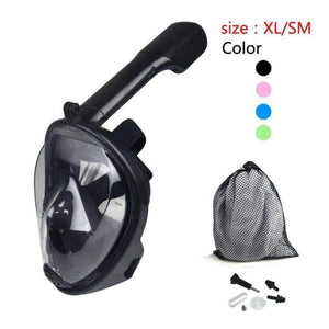 Planet Gates Blue S M Full Face Snorkeling Mask Set Diving Underwater Swimming Training Scuba Mergulho Snorkeling Mask For Gopro Camera