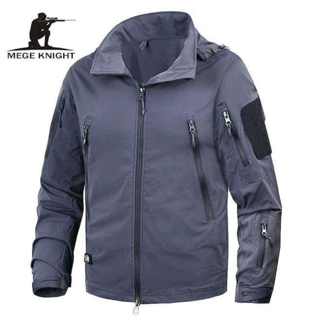 Planet Gates Black / S Mege Brand Clothing New Autumn Men's Jacket Coat Military Clothing Tactical Outwear US Army Breathable Nylon Light Windbreaker
