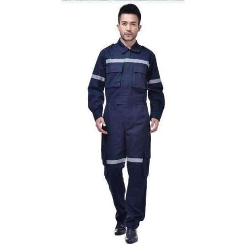 Planet Gates Blue / S Men's Work clothing Reflective Strip Coveralls Working Overalls Windproof Road Safety Uniform Workwear Maritime Clothing