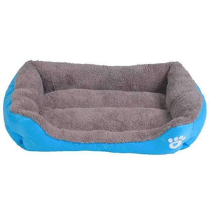 Planet Gates Blue / S S-3XL 9 Colors Paw Pet Sofa Dog Beds Waterproof Bottom Soft Fleece Warm Cat Bed House Petshop Dropshipping cama perro