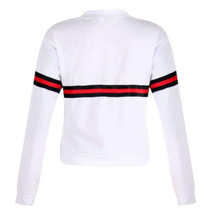 Planet Gates Blue / S Stripe Summer Autumn T Shirt Femme Causal T Shirt Women Top Female T Shirt Long Sleeve White T-shirt Woman Tshirt Top