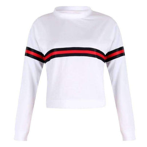 Planet Gates Blue / S Stripe Summer Autumn T Shirt Femme Causal T Shirt Women Top Female T Shirt Long Sleeve White T-shirt Woman Tshirt Top