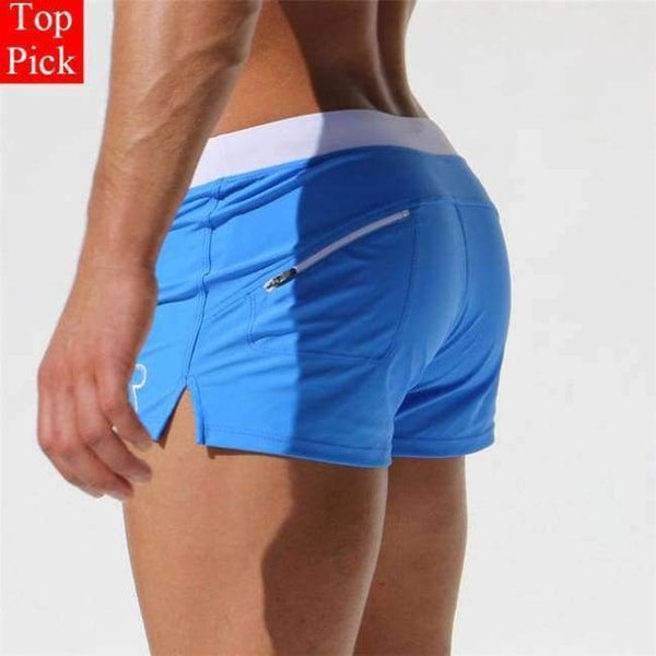 Planet Gates Blue / S TOPPICK New Swimwear men swimsuit Sexy swimming trunks sunga hot mens swim briefs Beach Shorts mayo sungas de praia homens