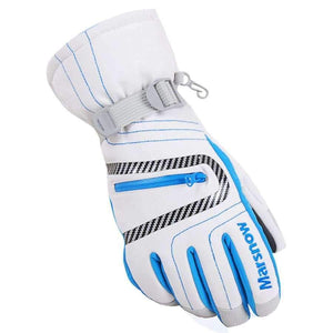 Planet Gates Blue / S Women Men Ski Gloves Winter Waterproof Anti-Cold Warm Gloves Outdoor Sport Snow Sportswear Skiing Gloves freeshipping