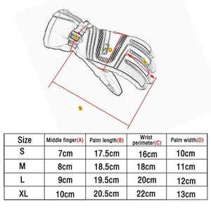 Planet Gates Blue / S Women Men Ski Gloves Winter Waterproof Anti-Cold Warm Gloves Outdoor Sport Snow Sportswear Skiing Gloves freeshipping