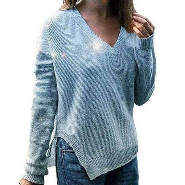 Planet Gates Blue / S Women Winter Sweater Plus Size Large Long Sleeve Female Oversized Sweaters Pullover Jumper Jersey Winter Knitted Sweater